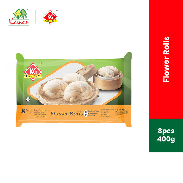 KG PASTRY Flower Roll Original (8 pcs - 400g)